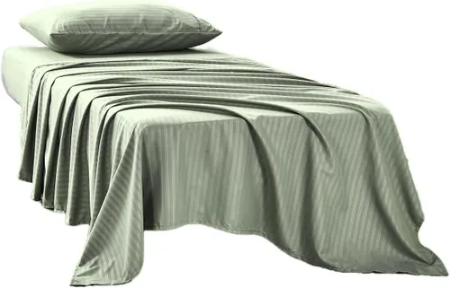 Vista 36 de Kingnex Sábanas a rayas para sofá cama de 36 x 72 pulgadas, tamaño individual para sofá cama, microfibra suave de doble cepillado 1800, 3 piezas