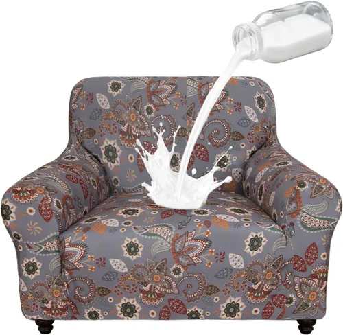 Vista 45 de ALIECOM Fundas para Sillas 100% Impermeables, Funda para Sillón para Sala de Estar, Apta para Mascotas, Fundas Lavables para Sillón, Funda
