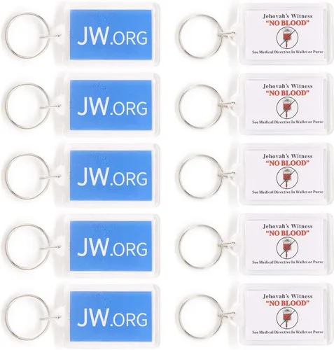 Vista 5 de Jw.org - No Blood - Llavero con doble cara, 10