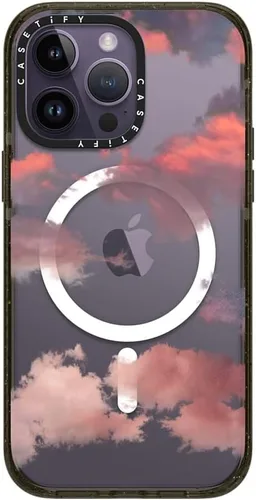 Vista 134 de CASETiFY Impact - Funda para iPhone 13 [protección contra caídas de 6.6 pies/compatible con Magsafe] Black Kingsnake, color negro transparente