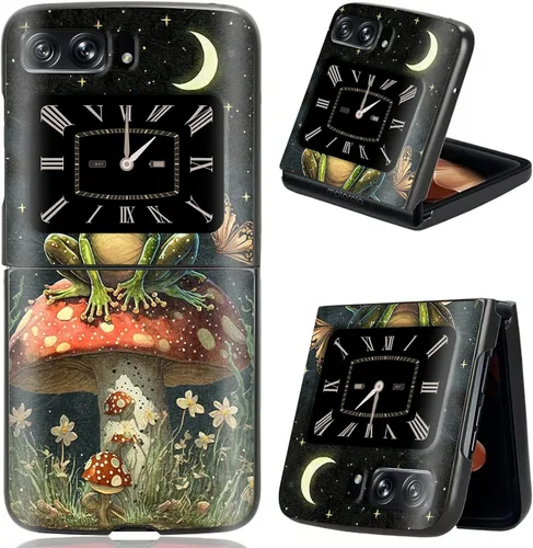 Vista 37 de Rossy Funda para Motorola RAZR 5G, para Moto RAZR 5G, funda delgada y ligera de policarbonato duro a prueba de golpes para Motorola Moto RAZR 5G