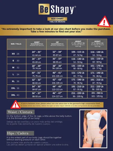 Vista 3 de BE SHAPY MariaE 9152 Fajas Colombianas Prendas de compresión de liposucción + Tabla Abdominal Board y almohadillas de espuma