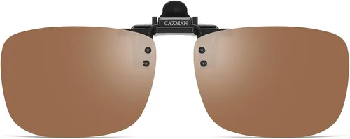 Vista 26 de Gafas de sol polarizadas con clip de metal abatibles y sin montura para gafas graduadas Negro
