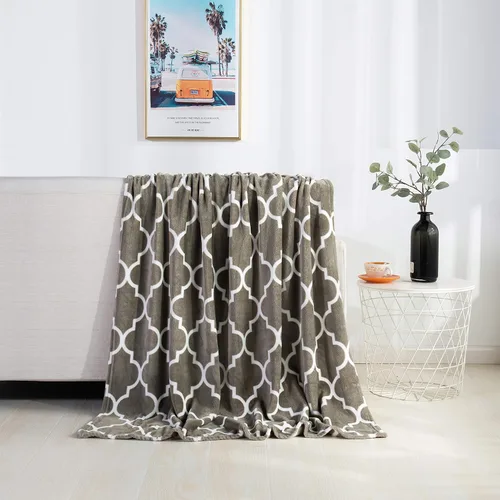 Vista 31 de Elegant Comfort - Manta de vellón muy suave y aterciopelada, con estampado navideño, a cuadros escoceses, de 50 x 60 pulgadas (búfalo negro)