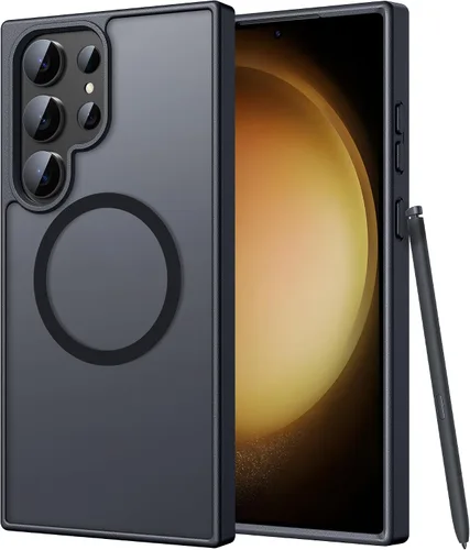 Vista 300 de FNTCASE - Funda para iPhone 16 Pro: magnética, mate, translúcida, de grado militar, protectora contra caídas, resistente, fina, duradera y a prueba
