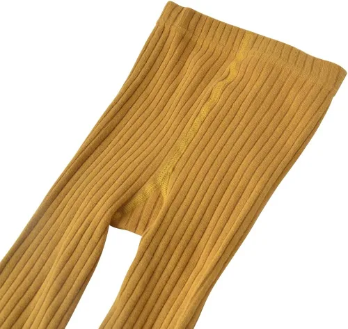 Vista 3 de Paquete de 5 leggings de punto trenzado de algodón para niñas pequeñas, mallas clásicas sin pies, pantalones hasta el tobillo para niños, Blanco