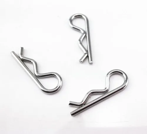 Vista 5 de yueton 50pcs RC Piezas de Coche Camión Buggy Vehículos Shell Reemplazo 1/8 1/10 Escala Doblada Cuerpo Clips
