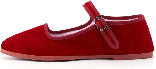 Vista 5 de SAEEKO Zapatos clásicos de China para mujer, zapatos casuales de muñeca de China, algodón Mary Janes, Zapatos chinos de Tai Chi, zapatillas