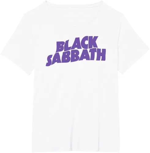 Vista 26 de Black Sabbath Camiseta con logotipo morado