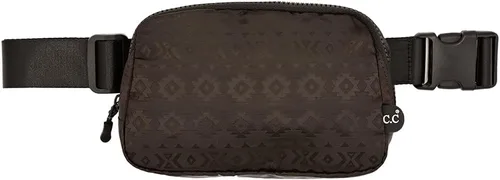 Vista 9 de C.C Bolsa de cintura para mujeres – Riñonera acolchada cruzada para el cuerpo con correa ajustable, idea de regalo de moda, Ajuste regular
