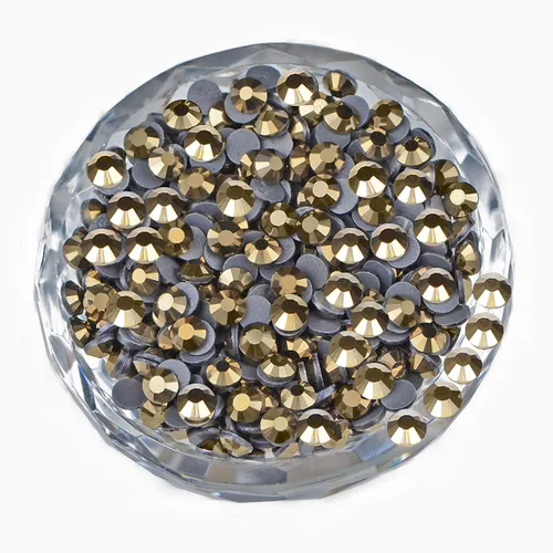 Vista 22 de LPBeads 10000 unidades de diamantes termoadhesivos SS6 amatista con parte trasera plana, gemas de diamantes de imitación de cristal redondas