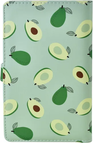 Vista 3 de Rieibi Mini álbum de fotos de 96 bolsillos, cartera de piel sintética para Fujifilm Instax Mini Evo/11/8/9/7S/25/70/90, patrón de frutas verdes, 16