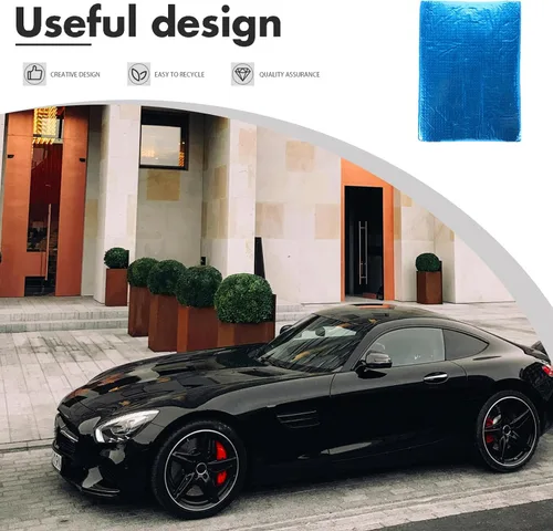 Vista 3 de PRETYZOOM 10 unids aislamiento autoadhesivo duradero amortiguamiento de sonido material escudo panel versátil para varios modelos fácil instalación