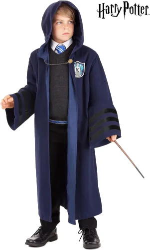 Vista 2 de Batas temáticas de la casa de Hogwarts Fantastic Beasts para niños, bata vintage de Hogwarts, disfraz de mago de Harry Potter para cosplay