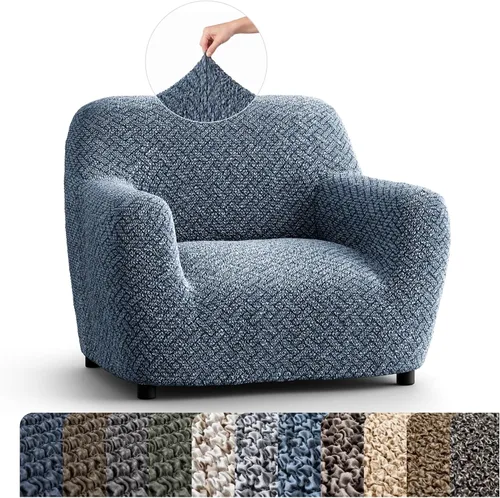 Vista 13 de PAULATO BY GA.I.CO. Funda para silla – Funda elástica para sillón – Funda de sillón para mascotas y niños – Fundas suaves para silla – Protector