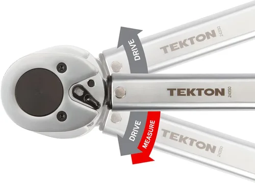 Vista 16 de TEKTON - 24320 - Llave de torsión de clavija de 1/4 pulgadas (20-200 pies- Lb. / 2.26-22.6 Nm)