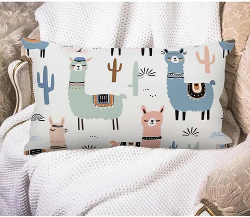 Vista 22 de EKOBLA Fundas de almohada decorativas de lino con textura retro abstracta, azul, cian, rojo, amarillo, para cama, sofá, rectangular, rectangular, 12