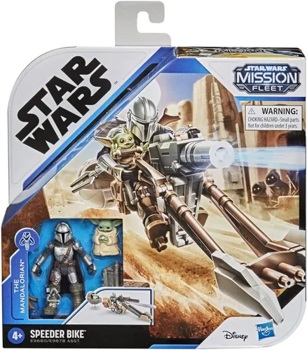 Vista 5 de Star Wars Hasbro Mission Fleet Expedition Class The Mandalorian The Child Battle for the Bounty Figuras y vehículo, multicolor (E96785L2)