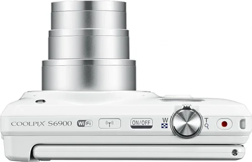 Vista 9 de Nikon COOLPIX S6900 - Cámara digital de 16 MP con zoom de 12x, color blanco natural (versión internacional, sin garantía)
