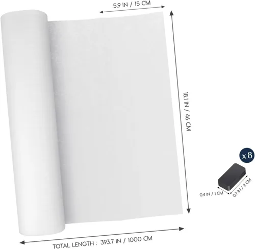 Vista 9 de Filtros de campana extractora Hojas de tela no tejida Filtro de grasa Reemplazo Anti Aceite Papel de filtro de aceite Etiqueta engomada a prueba