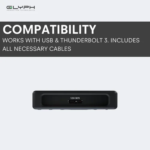 Vista 6 de Glyph SecureDrive+ Unidad cifrada con Bluetooth, 1 TB