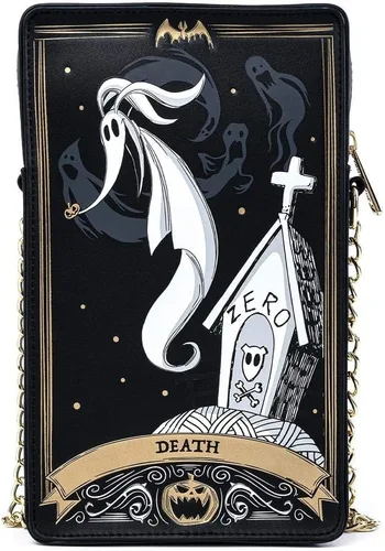 Vista 2 de Loungefly X Disney Nightmare Before Christmas Tarot - Bandolera para pasaporte, Multi
