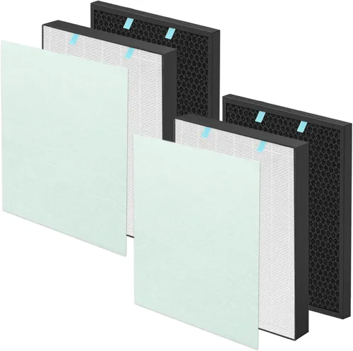 Vista 8 de Filtro Air400 de repuesto para purificador de aire Bissell Air400, 1 paquete de filtros True Hepa 2521, 6 prefiltros, 1 paquete de filtros