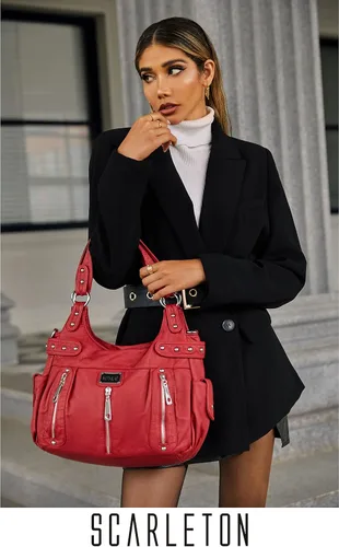 Vista 2 de Scarleton Bolso de mano para mujer, monederos para mujer, bolsos de hombro para mujer, H1292