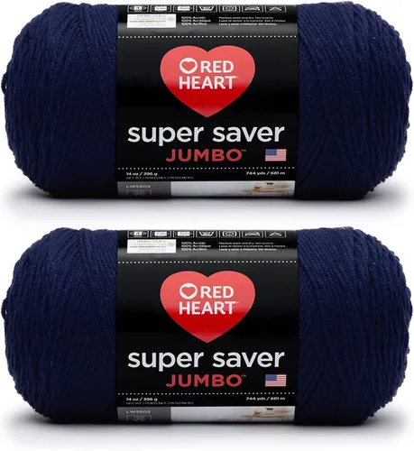 Vista 35 de Red Heart Super Saver Jumbo Ovillo de lana, Amatista