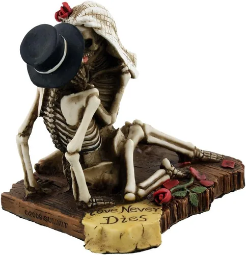Vista 3 de Amor nunca muere Esqueleto Escultura coleccionable