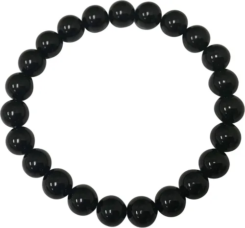 Vista 620 de Gem Avenue Handmade Round Bead Stretch Bracelet Unisex Natural Stone Beaded Jewelry for Men & Women, Elastic Wristband for Daily Wear