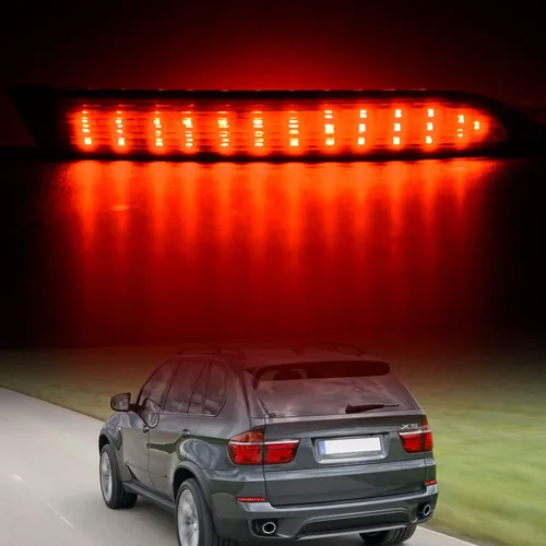 Vista 3 de Luces reflectoras LED para parachoques trasero 2010-2013 B-MW X5 E70 LCI sin M Sprots Red Led Tail Driving Parking Lamps Full Strip LED Reflector
