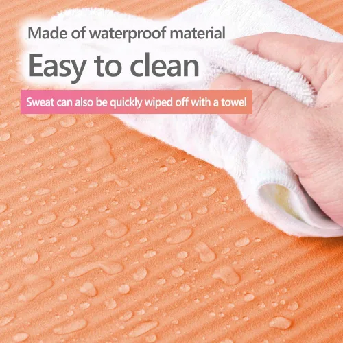 Vista 6 de Primasol Yoga Mat, 0.4 inch (10 mm), 0.6 inch (15 mm), Thick Wide, Exercise Mat, Fitness, Pilates, Muscle Training, Yoga