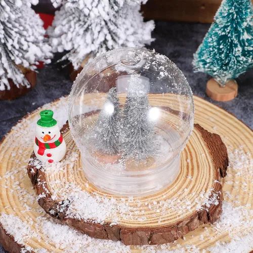 Vista 9 de Ciieeo 10 globos de plástico con tapa rosca, globos de plástico con tapa de rosca, globo de agua de plástico transparente para manualidades