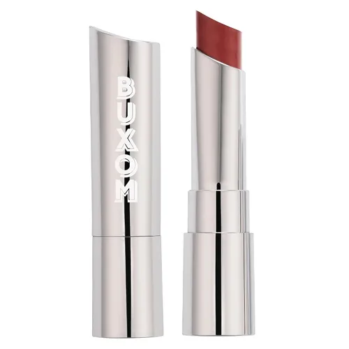 Vista 15 de Buxom Lápiz labial satinado completo, formulado con ácido hialurónico y cera de girasol, lápiz labial cremoso hidratante, acabado satinado, ligero