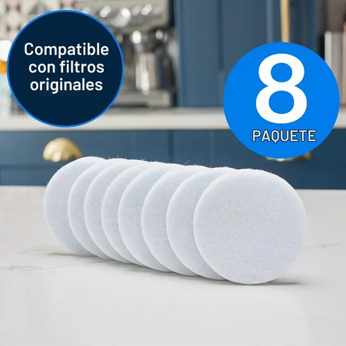 Vista 3 de Essential Values 8 Pack Cold Brew Coffee Filters - Replacement Coffee Filter Bags - Compatible with Toddy Cold Brew Maker