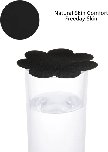 Vista 4 de SATINIOR 100 pares de fundas para pezones, autoadhesivas, desechables, calcomanías para pezones para mujeres