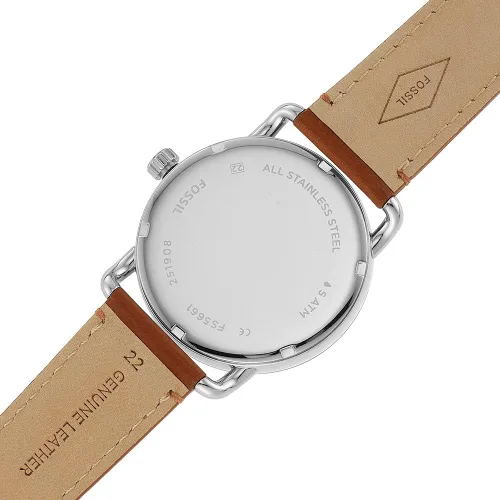 Vista 12 de FOSSIL Copeland - Funda de reloj para hombre, movimiento de cuarzo, correa de piel