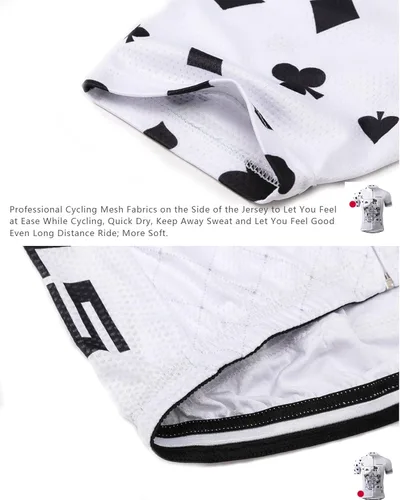 Vista 5 de Strgao - Camiseta de ciclismo de manga corta para hombre