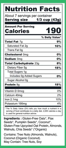 Vista 2 de Stoked Oats - Stone Age - Desayuno alto en proteínas, bajo en azúcar - Sin gluten, alta fibra, avena sin OMG - Perfecto para avena durante la noche