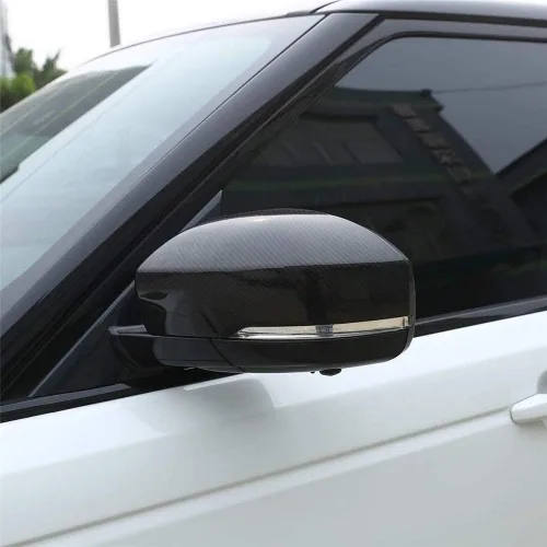 Vista 6 de Para Range Rover Vogue/Sport 2014-2020, Discovery 4/5 2014-2020, cubierta de tapa de espejo lateral exterior, adhesivo de plástico ABS