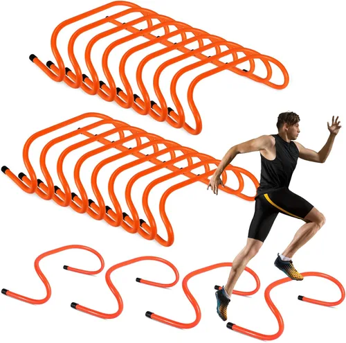 Vista 8 de Wettarn 18 unidades de entrenamiento de velocidad de 6 pulgadas, obstáculos de entrenamiento de agilidad, obstáculos de entrenamiento duradero