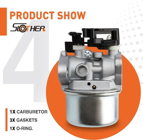 Vista 5 de 591597 593599 Carburador 591137 Reemplazo para lavadora a presión de 2700-3000Psi Troy-Bilt 7.75Hp 8.75Hp Motores para Briggs & Stratton 594287