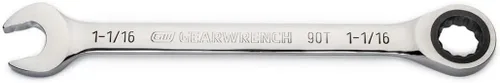 Vista 25 de GEARWRENCH Llave combinada de trinquete de 1" con arco oscilante de 4 grados y 12 puntos - 86953