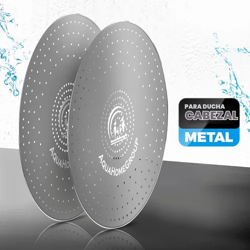 Vista 2 de AquaHomeGroup - Placas rociadoras para cabezal de ducha, paquete de 2, restaura el flujo de agua replacement spray plates, 2-pack, restores shower