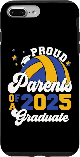 Vista 12 de iPhone 16 Parents of a 2025 Graduate Senior Graduation Volleyball Case