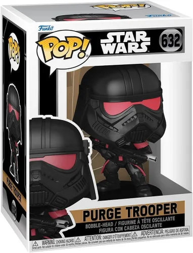 Vista 2 de POP Star Wars: OBI-Wan - Figura de vinilo Funko de Purge Trooper (con funda protectora de caja compatible), multicolor, 3.75 pulgadas