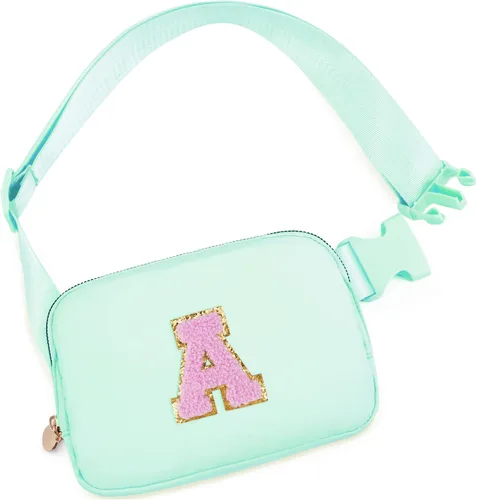 Vista 133 de Bolsa de cinturón para niñas y mujeres, bolsas cruzadas, riñonera, riñonera personalizada, Negro, Small