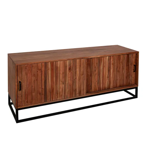 Vista 2 de Aparador Romimex Marrón Madera de acacia
