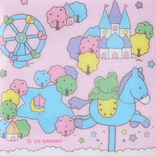 Vista 5 de Sanrio Cartera de vinilo, Varios colores, Pequeñas estrellas gemelas